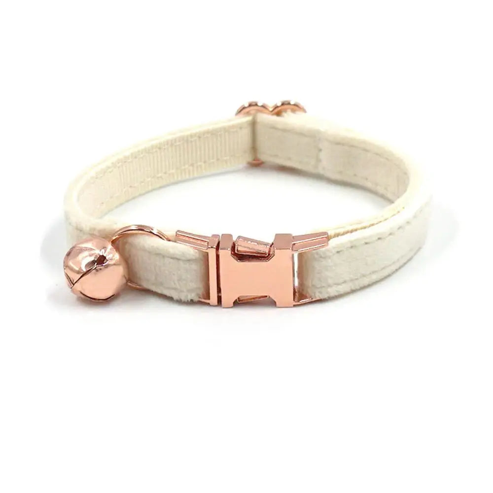 Personalized Velvet Cat Collar