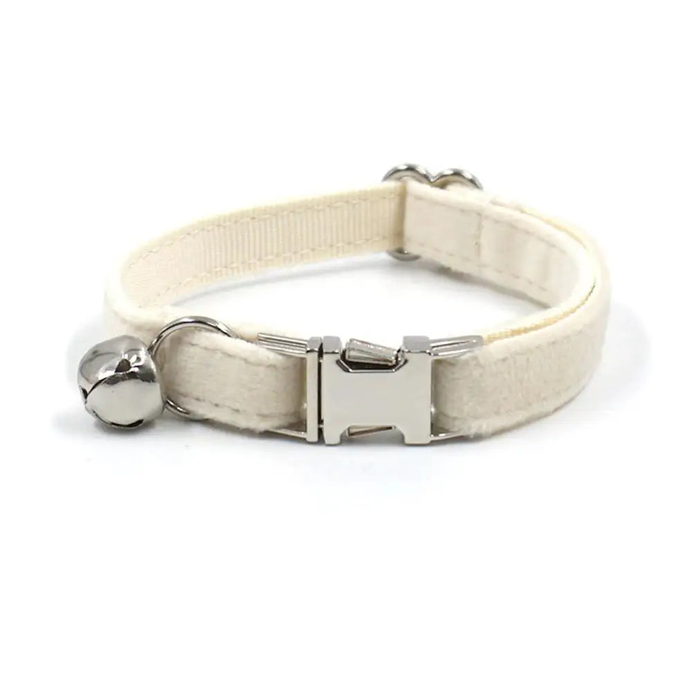 Personalized Velvet Cat Collar